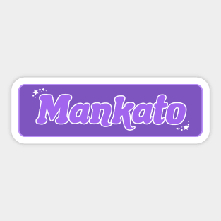 Purple Mankato Sticker